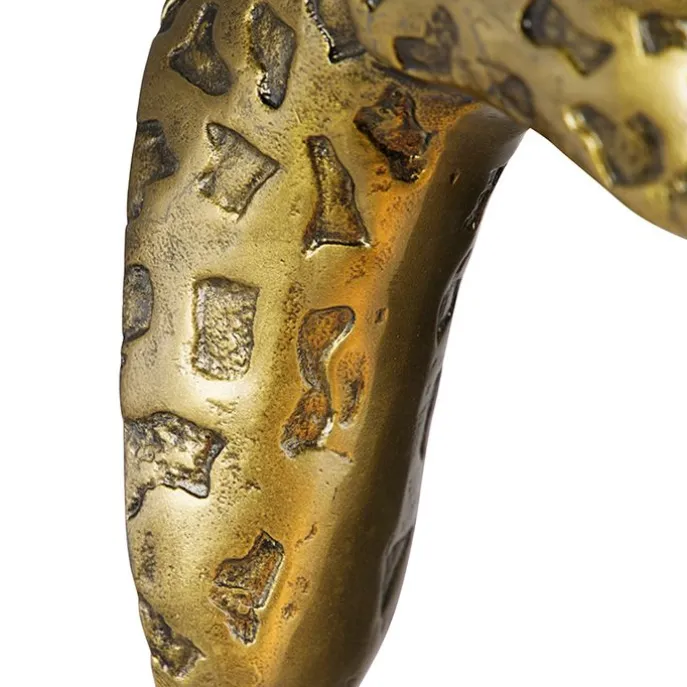 Vintage Wandlampe Messing - Giraffe