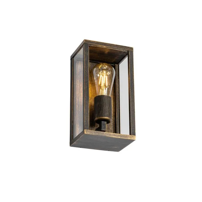 Vintage Wandleuchte Antikgold 26 cm IP44 - Charlois