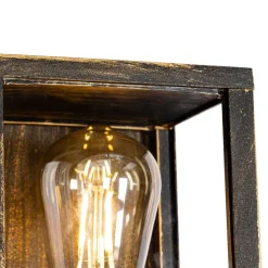 Vintage Wandleuchte Antikgold 38 cm 2-flammig IP44 - Charlois