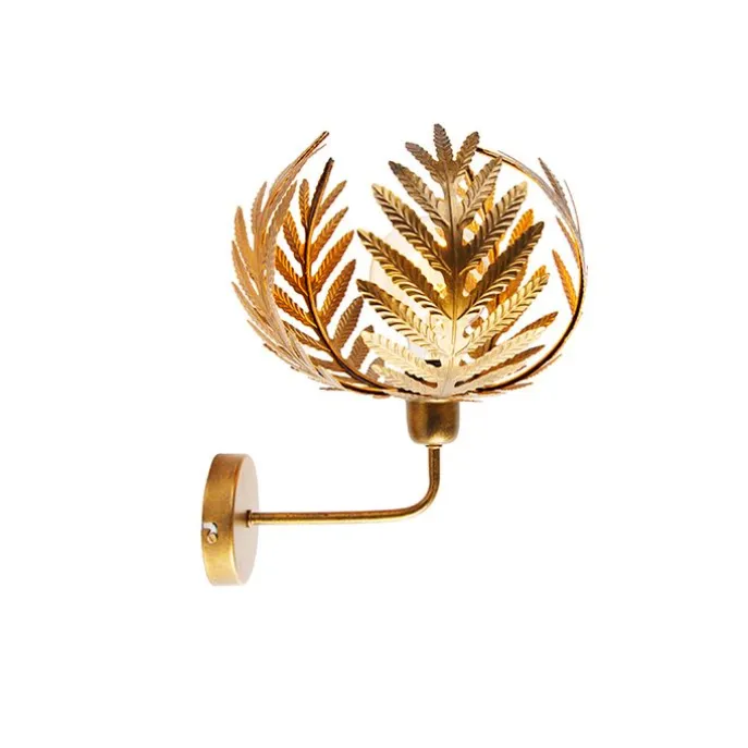 Vintage Wandleuchte Gold - Botanica