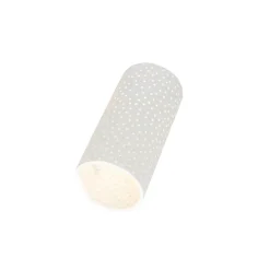 Vintage zylinderförmige Wandleuchte weiß Gips - Mahou