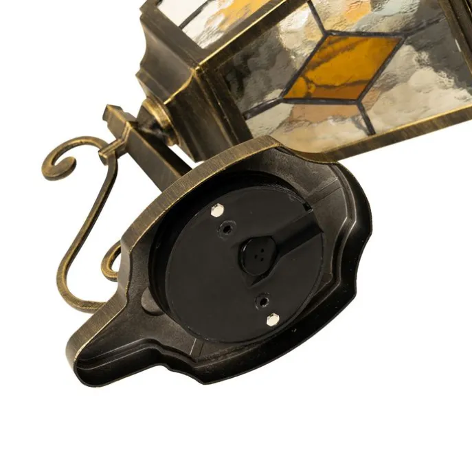 Vintage-Wandlaterne für den Außenbereich, antikgolden – Antigua Up