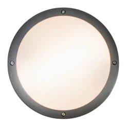 Wand- und Deckenleuchte Dunkelgrau 2-flammig IP54 - Glow