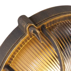 Wand- und Deckenleuchte Gold / Messing rund IP44 - Noutica