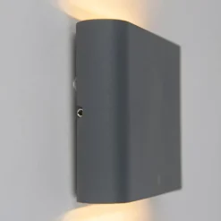 Wandleuchte Anthrazit 11,5 cm inkl. LED IP65 - Batt