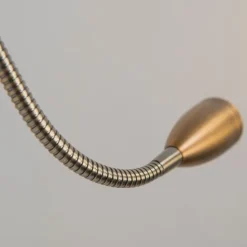 Wandleuchte Bronze inkl. LED mit Lesearm - Brescia Combi