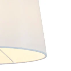 Wandleuchte Bronze mit weißem Schirm und verstellbarem Arm - Ladas Deluxe