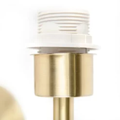 Wandleuchte Gold mit Schalter 1 Licht - Combi