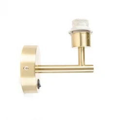 Wandleuchte Gold mit Schalter 1 Licht - Combi