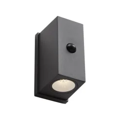 Wandleuchte Schwarz Lux Sensor Magnetisch Inkl. LED Wiederaufladbar - Sandy