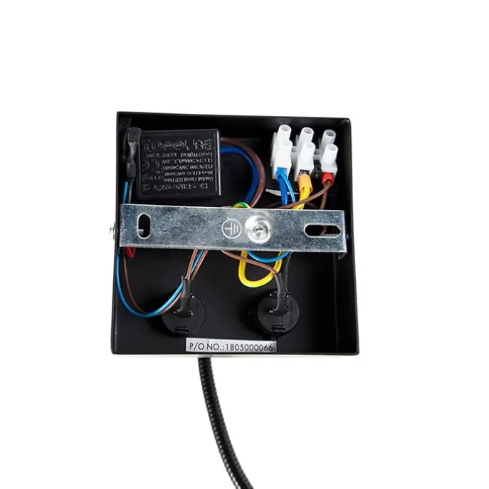 Wandleuchte Schwarz mit grünem Samt-Schirm 18cm - Brescia