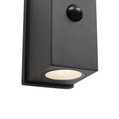 Wandleuchte schwarz 4-Stufen-Sensor magnetisch inkl. LED wiederaufladbar - Sandy