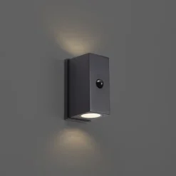 Wandleuchte schwarz 4-Stufen-Sensor magnetisch inkl. LED wiederaufladbar - Sandy