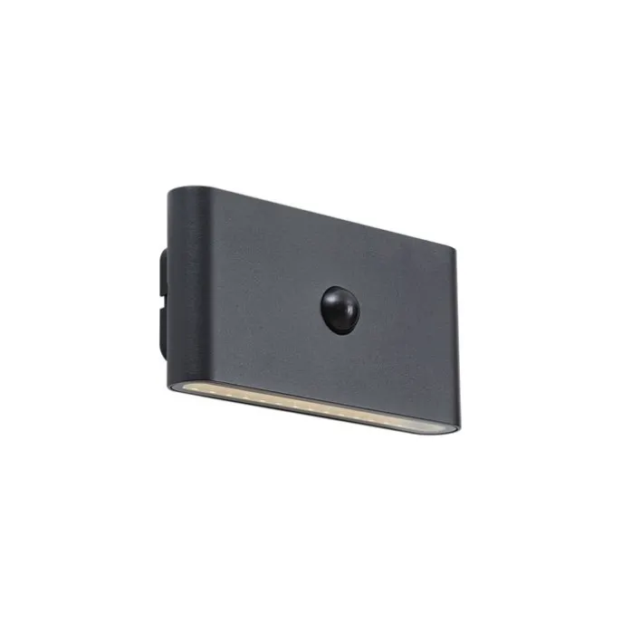 Wandleuchte schwarz 4-Stufen-Sensor magnetisch inkl. LED wiederaufladbar - Batt