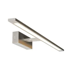 Wandleuchte Stahl 62 cm inkl. LED IP44 - Jerre