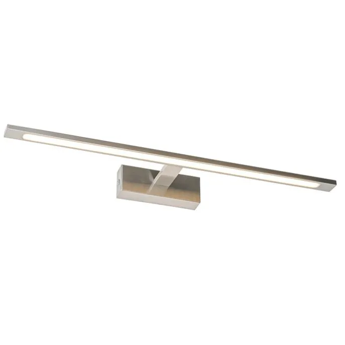 Wandleuchte Stahl 62 cm inkl. LED IP44 - Jerre