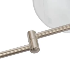 Wandleuchte Stahl mit weißem Schirm und verstellbarem Arm - Ladas