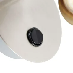 Wandspot Stahl dreh- und neigbar mit Schalter - Karin 1