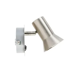Wandspot Stahl dreh- und neigbar mit Schalter - Karin 1