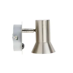 Wandspot Stahl dreh- und neigbar mit Schalter - Karin 1