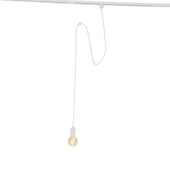 Weiße Hängelampe für Schienensystem 1-phasig - Iconic Cavalux