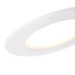 Weißer Einbaustrahler inkl. LED 3-stufig dimmbar IP65 - Blanca