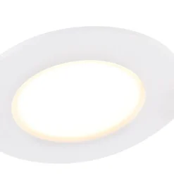 Weißer Einbaustrahler inkl. LED 3-stufig dimmbar IP65 - Blanca