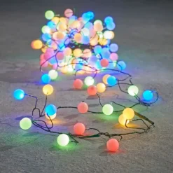 Weihnachts Lichterkette Grün mit 140 Multicolor LEDs 3,5m IP44 - Dasher
