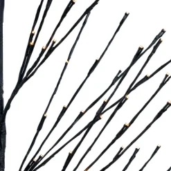 Weihnachtsbaum schwarz 200cm inkl. LED IP44 - Vixen