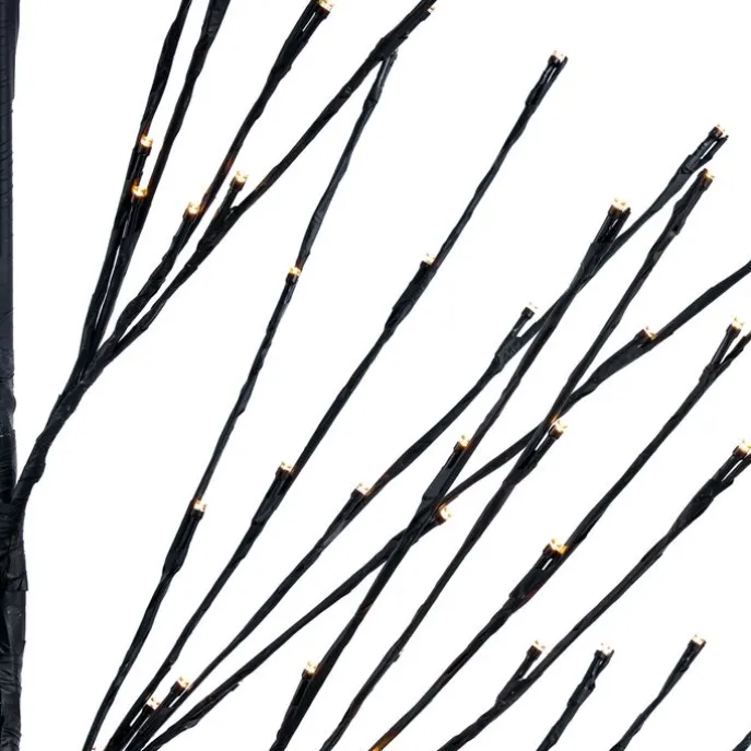 Weihnachtsbaum schwarz 200cm inkl. LED IP44 - Vixen