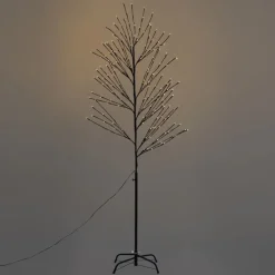 Weihnachtsbaum schwarz 200cm inkl. LED IP44 - Vixen