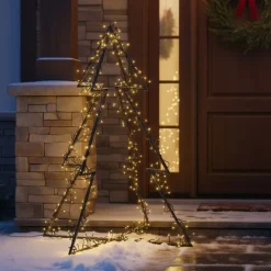 Weihnachtsbaum Schwarz inkl. LED IP44 - Brilli