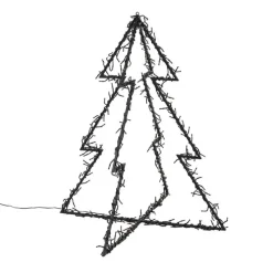 Weihnachtsbaum Schwarz inkl. LED IP44 - Brilli