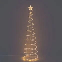 Weihnachtsbaum Weiß inkl. LED IP44 - Puno