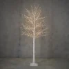Weihnachtsbaum-Stehlampe weiß 180 cm inkl. LED mit Timer IP44 - Ki