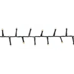 Weihnachtsbeleuchtung grün mit 700 LEDs weiß 14m IP44 - Prancer