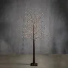 Weihnachts-Stehleuchte brauner Baum 180cm inkl. LED mit Timer IP44 - Ki