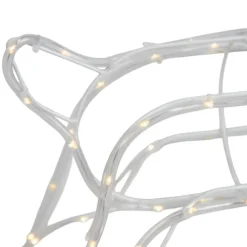 Weihnachts-Stehleuchte Rentier mit Schlitten 176cm inkl. LED mit Timer IP44 - Sori