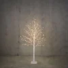 Weihnachts-Stehleuchte Weiß Baum 120cm inkl. LED mit Timer IP44 - Ki