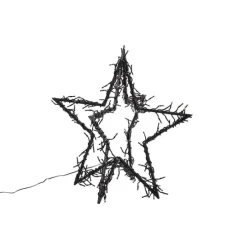 Weihnachtsstern Schwarz inkl. LED IP44 - Brilli