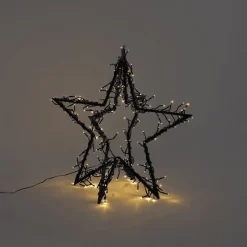 Weihnachtsstern Schwarz inkl. LED IP44 - Brilli