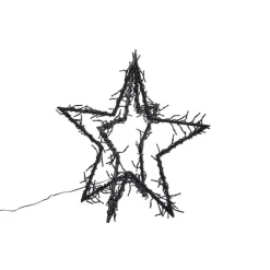 Weihnachtsstern Schwarz inkl. LED IP44 - Brilli