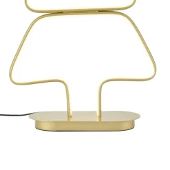 Weihnachts-Tischleuchte Gold Weihnachtsbaum inkl. LED - Arbre