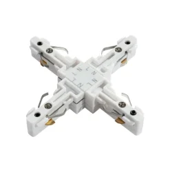 X-Verbinder Schiene weiß 1-phasig - Slimline